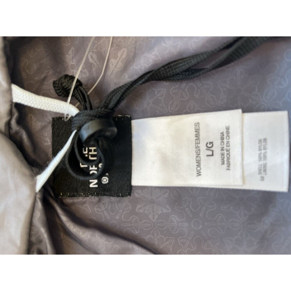 The North Face Women’s LG HyVent Hooded Jacket + Gloves Gray Winter Ski Coat - Picture 2 of 11